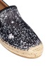 Detail View - Click To Enlarge - MARC BY MARC JACOBS - Sequin print satin espadrilles
