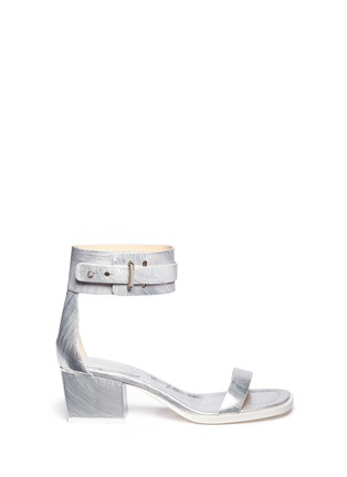 Main View - Click To Enlarge - 3.1 PHILLIP LIM - Coco brushed metallic leather sandals
