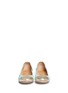 Figure View - Click To Enlarge - PEDDER RED - Bi-colour leather ballerina flats