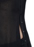Detail View - Click To Enlarge - MS MIN - Pleated front sleeveless sheer silk top 