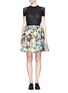 Detail View - Click To Enlarge - MS MIN - Printed full flare silk skirt