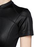 Detail View - Click To Enlarge - T BY ALEXANDER WANG - Shiny double knit scuba dress