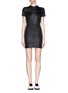 Main View - Click To Enlarge - T BY ALEXANDER WANG - Shiny double knit scuba dress