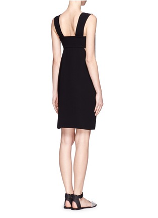 Back View - Click To Enlarge - T BY ALEXANDER WANG - Bandeau insert V-neck dress 