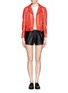 Figure View - Click To Enlarge - T BY ALEXANDER WANG - Matte leather shorts