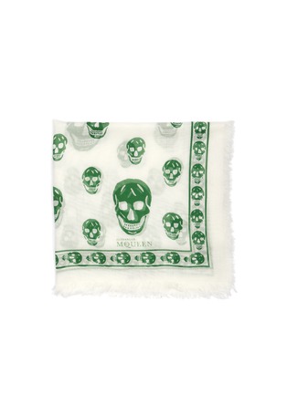 Main View - Click To Enlarge - ALEXANDER MCQUEEN - Classic skull modal-silk scarf