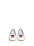 Figure View - Click To Enlarge - ALEXANDER MCQUEEN - Sequin skull patent leather slip-ons
