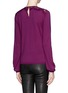 Back View - Click To Enlarge - EMILIO PUCCI - Lace yoke wool sweater