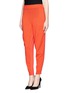 Front View - Click To Enlarge - STELLA MCCARTNEY - Cady back wool knit jogging pants