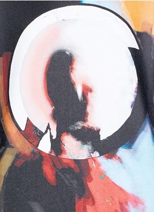 Detail View - Click To Enlarge - GIVENCHY - Madonna halo print sweatshirt