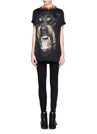 Figure View - Click To Enlarge - GIVENCHY - Rottweiler print T-shirt