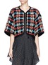 Main View - Click To Enlarge - CHLOÉ - Cropped wool plaid bolero