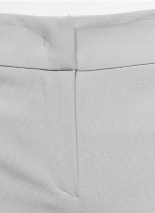 Detail View - Click To Enlarge - ARMANI COLLEZIONI - Flat front crepe pants