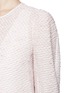 Detail View - Click To Enlarge - CHLOÉ - Sheer dash knit ruffle dress