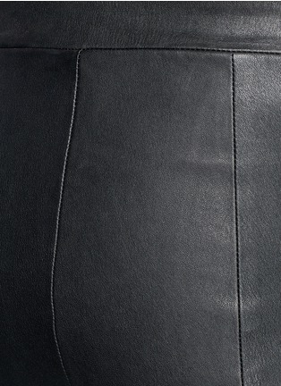 Detail View - Click To Enlarge - VINCE - Lamb leather cropped leggings