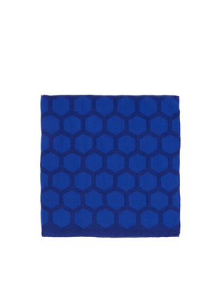 Main View - Click To Enlarge - ARMANI COLLEZIONI - Hexagon silk-wool scarf