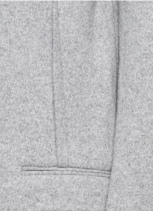 Detail View - Click To Enlarge - HAIDER ACKERMANN - 'Savoia' peplum back felted knit jacket