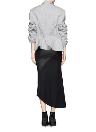 Figure View - Click To Enlarge - HAIDER ACKERMANN - 'Savoia' peplum back felted knit jacket
