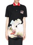 Main View - Click To Enlarge - GIVENCHY - Embroidery and floral print polo shirt