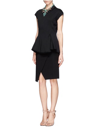 Figure View - Click To Enlarge - LANVIN - Knit peplum top