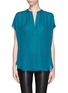 Main View - Click To Enlarge - VINCE - V-neck silk blouse
