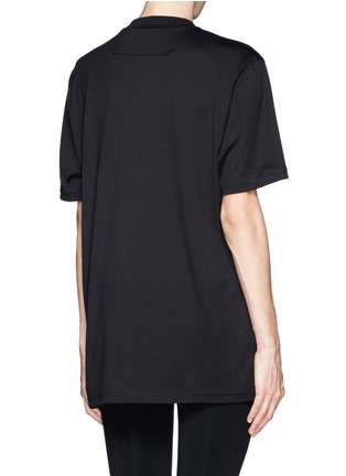 Back View - Click To Enlarge - GIVENCHY - Tribal snake bouclé T-shirt