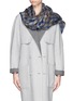 Figure View - Click To Enlarge - FRANCO FERRARI - Plaid wool-silk scarf