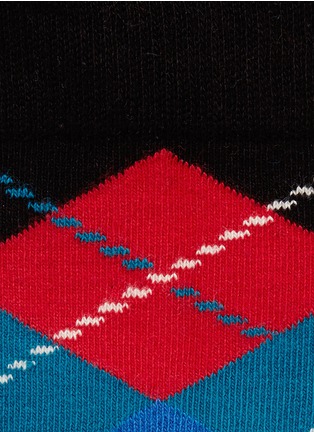 Detail View - Click To Enlarge - HAPPY SOCKS - Argyle socks