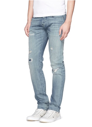 Figure View - Click To Enlarge - 3X1 - 'M5' Dry selvedge denim slim fit jeans