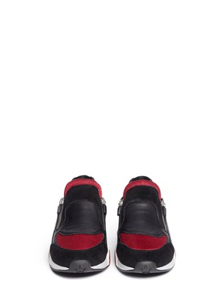 Figure View - Click To Enlarge - ASH - 'Hop' mesh suede leather sneakers