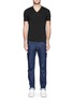 Figure View - Click To Enlarge - - - Stretch cotton-blend undershirt