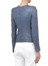 Back View - Click To Enlarge - THEYSKENS' THEORY - 'Jarde' button-front leather jacket