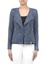 Main View - Click To Enlarge - THEYSKENS' THEORY - 'Jarde' button-front leather jacket
