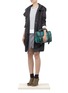 Figure View - Click To Enlarge - HELMUT LANG - Hooded trench coat
