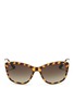 Main View - Click To Enlarge - VALENTINO GARAVANI - Metal-rim square-frame sunglasses