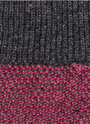 Detail View - Click To Enlarge - HAPPY SOCKS - Textured wool-blend socks