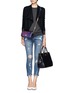 Figure View - Click To Enlarge - TORY BURCH - Robinson hologram minibag