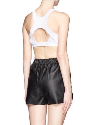 Back View - Click To Enlarge - T BY ALEXANDER WANG - Cut-out back bra top