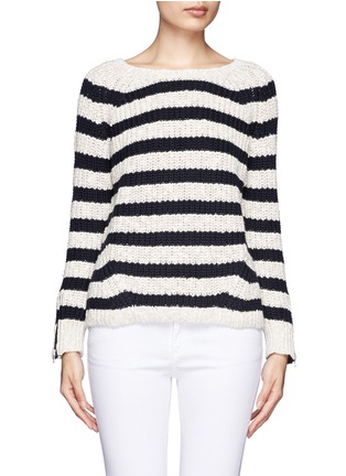 Main View - Click To Enlarge - MAJE - Faveur wide stripe sweater
