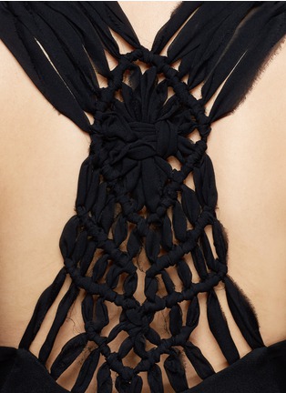 Detail View - Click To Enlarge - MAJE - Faraco braided back tank top