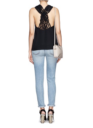 Figure View - Click To Enlarge - MAJE - Faraco braided back tank top
