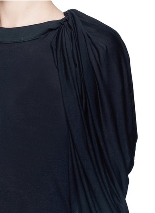 Detail View - Click To Enlarge - LANVIN - Drape sleeve top
