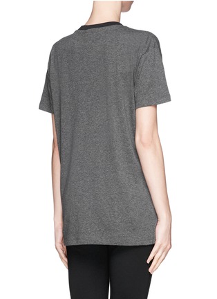 Back View - Click To Enlarge - LANVIN - Floral stitch T-shirt