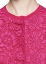 Detail View - Click To Enlarge - VALENTINO GARAVANI - Guipure lace front cardigan