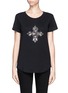 Main View - Click To Enlarge - EMILIO PUCCI - Jewel and bead cotton T-shirt