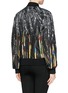 Back View - Click To Enlarge - GIVENCHY - Sequin print puffer bomber jacket