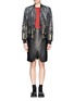 Figure View - Click To Enlarge - GIVENCHY - Sequin print puffer bomber jacket