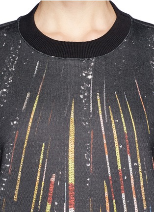 Detail View - Click To Enlarge - GIVENCHY - Sequin print pullover