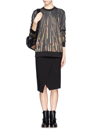 Figure View - Click To Enlarge - GIVENCHY - Sequin print pullover