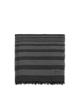 Main View - Click To Enlarge - ARMANI COLLEZIONI - Variegated stripe scarf